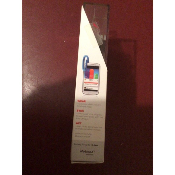 UP Jawbone JBR52a-LG Fitness Calories Exercise Activity Tracker LARGE Black NEW - Picture 4 of 7